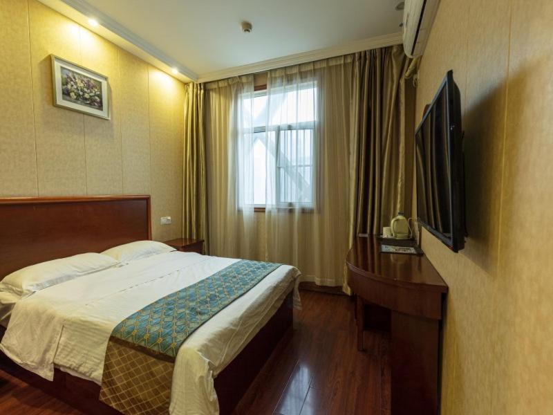 Greentree Inn Jiangsu Wuxi New District Shengang World Express Hotel Luaran gambar